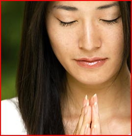 praying woman
