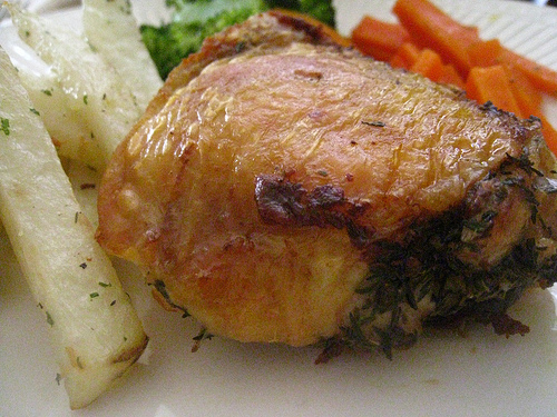 Garlic Brick Chicken