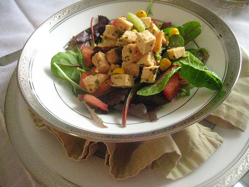 chicken salad with cilantro dressing