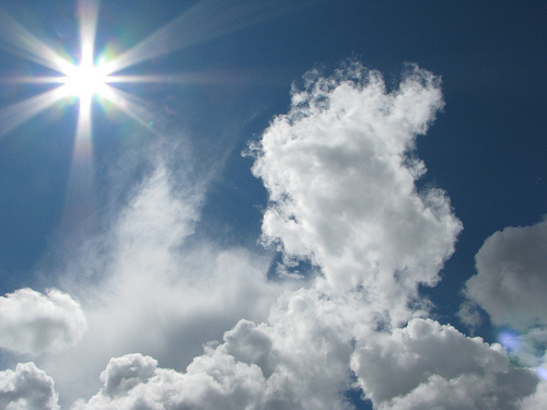 Sun and clouds 3