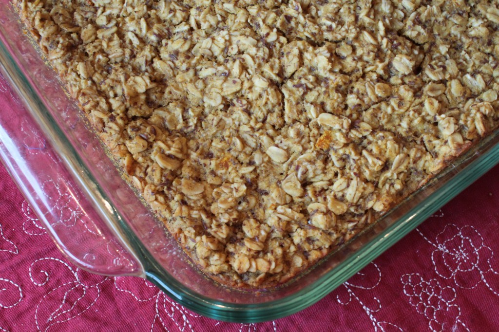 pumpkin spice baked oatmeal