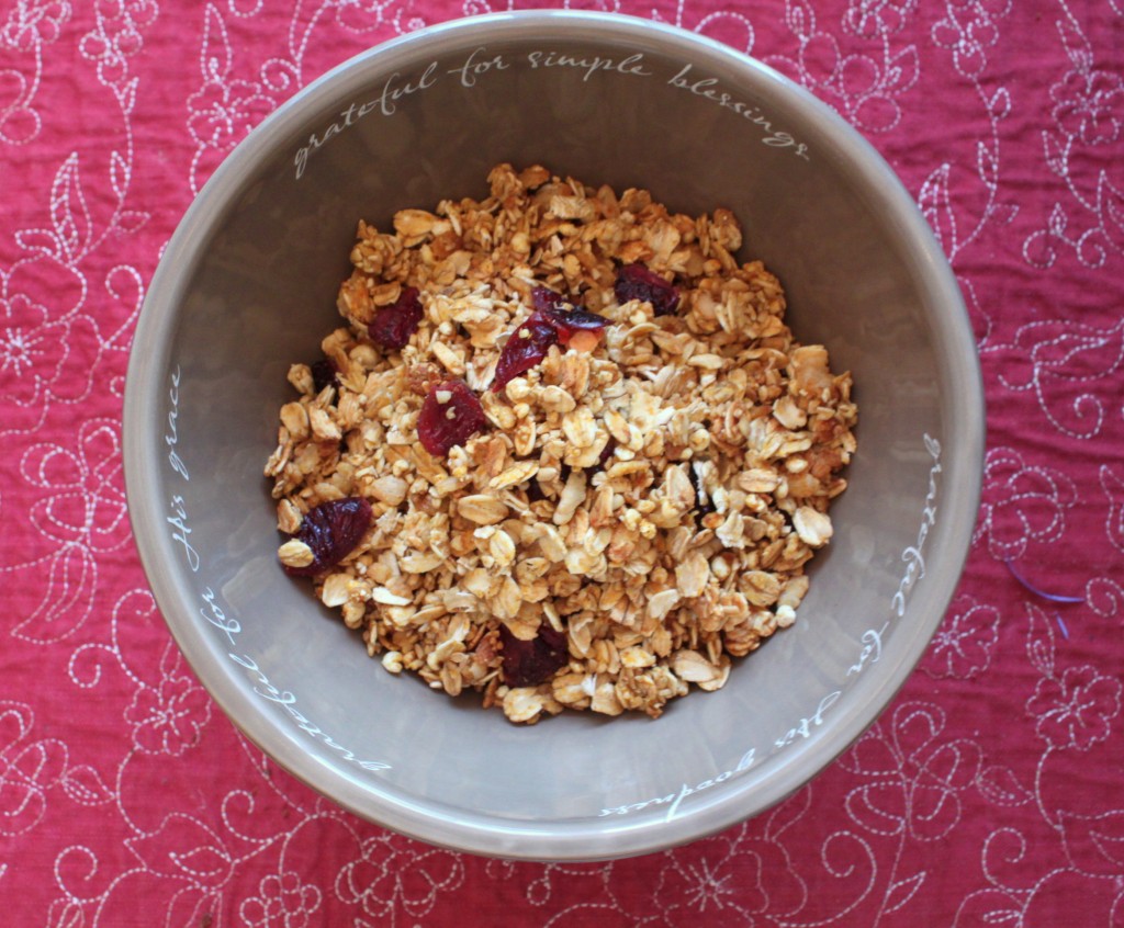 Pumpkin Spice Granola #autumn #pumpkineverything