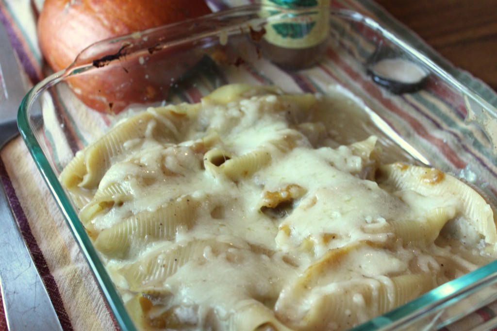 pumpkin stuffed shells
