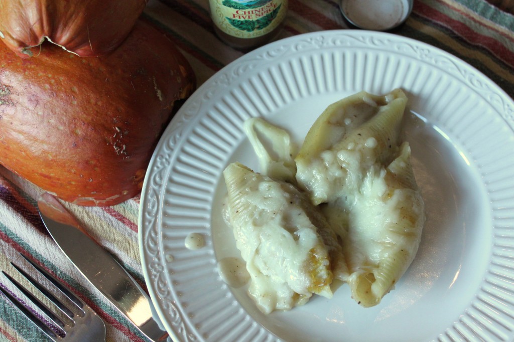 pumpkin stuffed shells