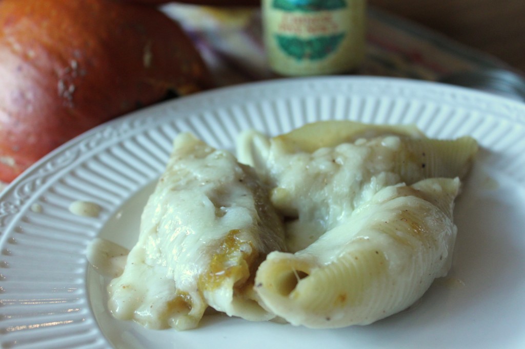 pumpkin stuffed shells