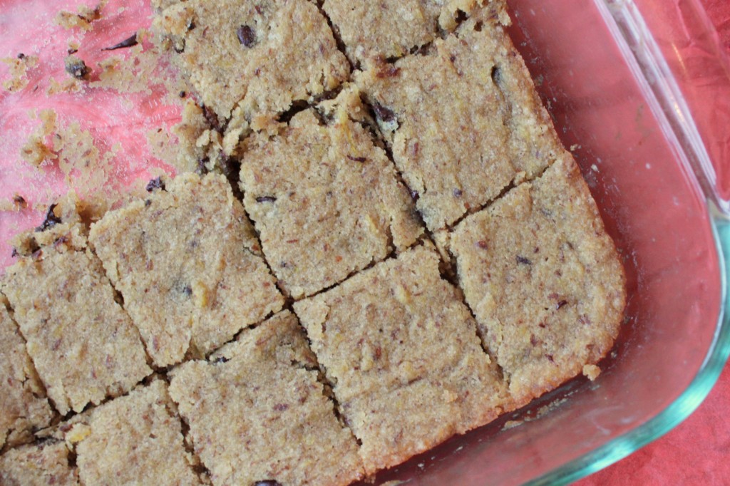pumpkin blondies
