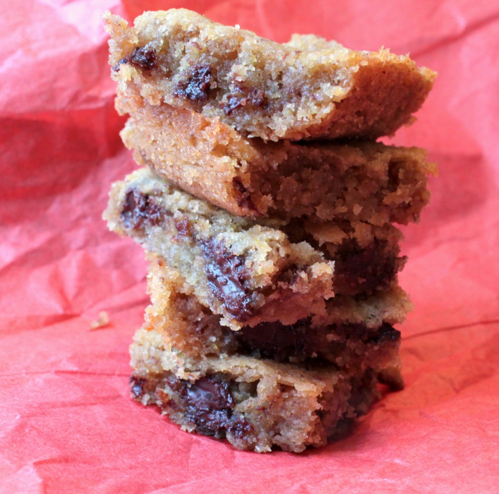 pumpkin blondies