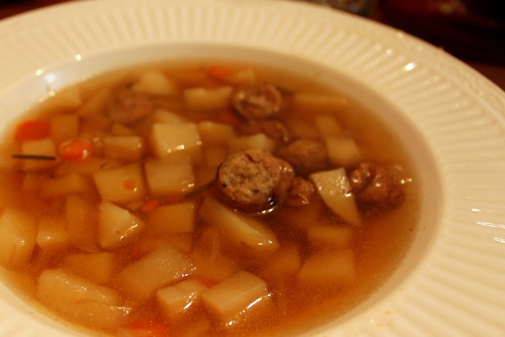 garlic rosemary potato soup