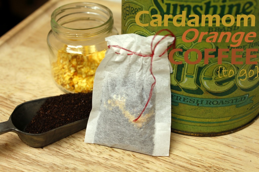 cardamom orange coffee to go