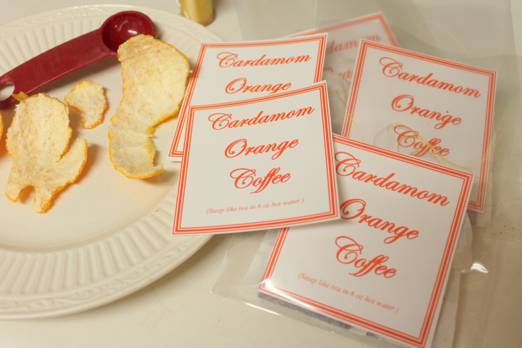coffee label for gifting
