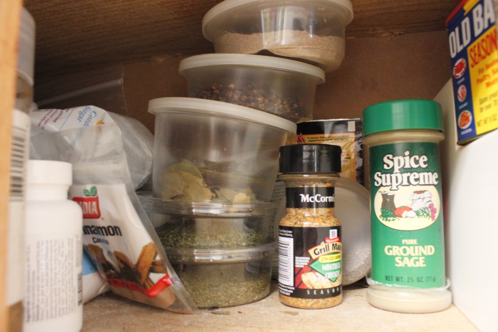 leaning tower of spice tubs