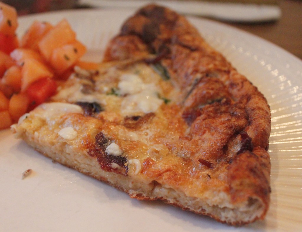 savory pancake slice