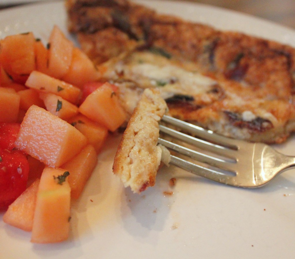 savory pancake bite