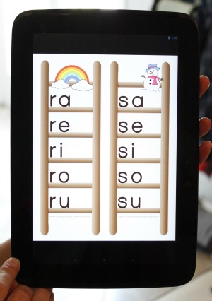 blend ladder flash cards