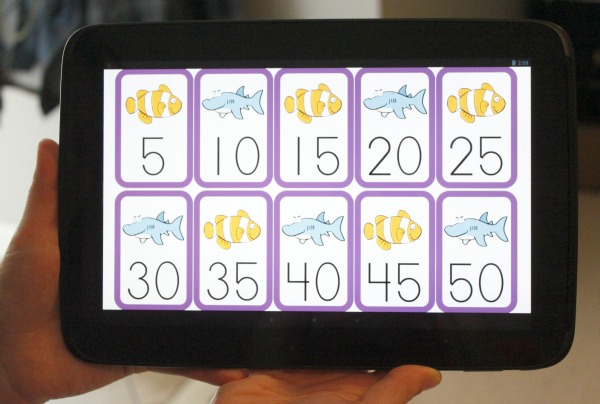 Skip Counting Flash Cards